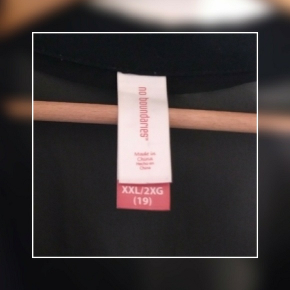 💵SOLD! No Boundaries P.S. sheer cover-up 💵 - Picture 3 of 4